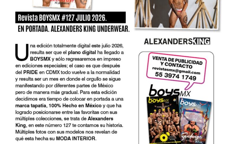 Editorial #127: una nueva era digital para boysMX