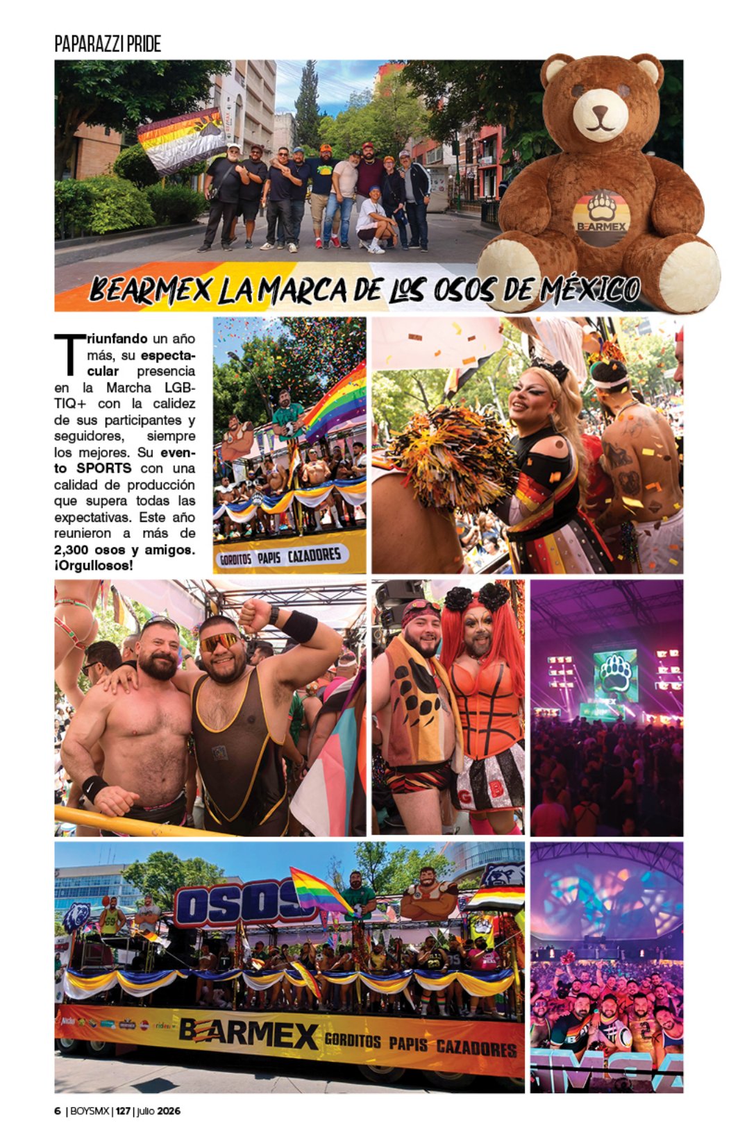 Bearmex: la marca de los osos de México brilla en el Pride