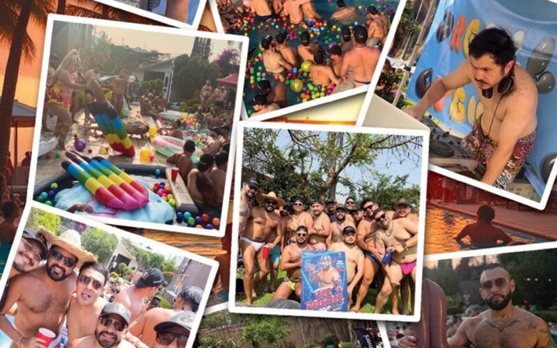 Orgulloso: la pool party de Guillermo Luna que encendió el verano